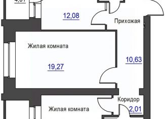 Продам 2-ком. квартиру, 66.65 м2, Орёл