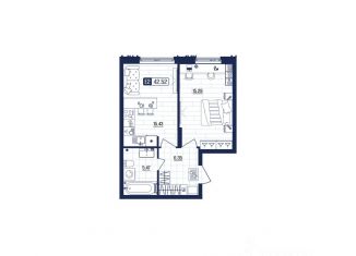 Продам квартиру, 42.52 м2, Тульская область
