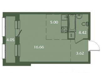 Продается 1-ком. квартира, 33.75 м2, Иркутск, ЖК Скандинавия
