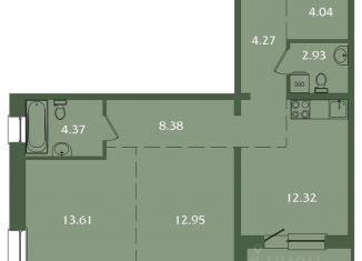 Продается 2-комнатная квартира, 66.5 м2, Иркутск