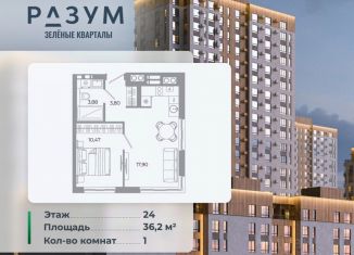 1-ком. квартира на продажу, 36.2 м2, Астраханская область