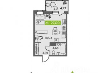 Продаю квартиру студию, 27 м2, Северодвинск