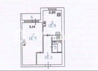 Продается 1-ком. квартира, 44.4 м2, Ленинградская область, Школьная улица, 5
