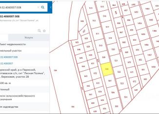 Продаю участок, 15 сот., Пермский край, Берёзовая улица, 28