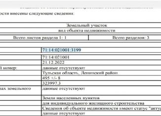 Продажа участка, 5 сот., деревня Красный Хутор