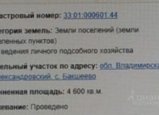 Продаю земельный участок, 23 сот., Владимирская область