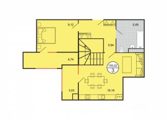 Продается 3-ком. квартира, 156.62 м2, Ставрополь