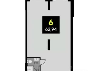 Продается офис, 62.94 м2, Тюменская область, улица Андрея Приказнова, 2