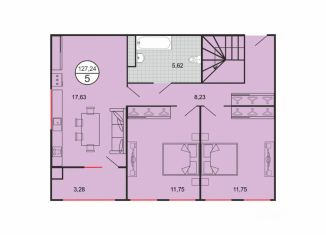 Продажа 5-комнатной квартиры, 127.24 м2, Ставрополь