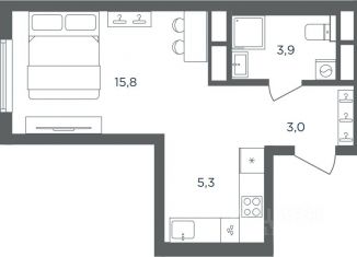 Продам однокомнатную квартиру, 28 м2, Пермь