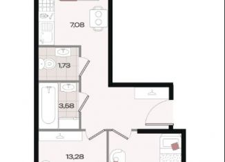 Продам 3-комнатную квартиру, 60.74 м2, Краснодар