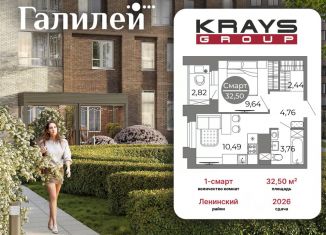 Продается 1-ком. квартира, 32.5 м2, Воронежская область