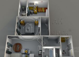 Продажа 2-ком. квартиры, 67.93 м2, Курск