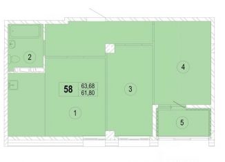 Продается 3-ком. квартира, 61.8 м2, Приморский край, улица Хмельницкого, 9А