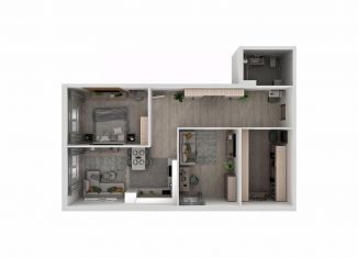 Продажа 3-ком. квартиры, 68.6 м2, Миасс