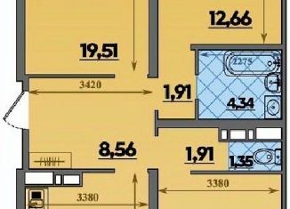 3-ком. квартира на продажу, 85.28 м2, Майкоп