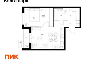 Продам 1-ком. квартиру, 42.1 м2, Ярославская область