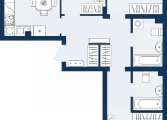 Продажа 3-комнатной квартиры, 78.79 м2, Махачкала