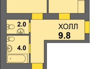 Продам 2-ком. квартиру, 65.2 м2, Калининградская область, улица Старшины Дадаева, 71