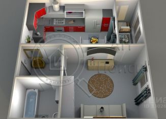 Продаю двухкомнатную квартиру, 51.2 м2, Курск