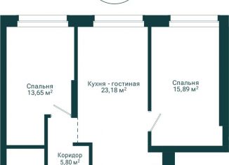 Продается 4-комнатная квартира, 62.08 м2, Уфа