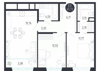 Продам двухкомнатную квартиру, 65.73 м2, Тула, Центральный территориальный округ