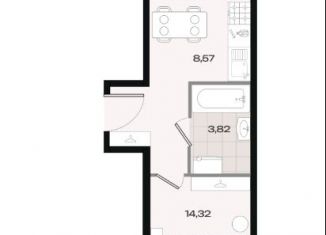 Продажа 2-ком. квартиры, 43.35 м2, Краснодар
