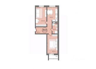 Продается трехкомнатная квартира, 66.18 м2, Челябинск, улица Труда, 14, Центральный район