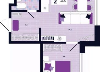 2-комнатная квартира на продажу, 36 м2, Тульская область
