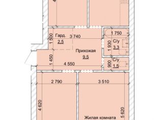 3-комнатная квартира на продажу, 72 м2, Барнаул