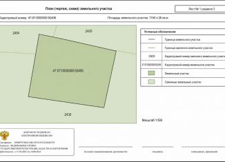 Участок на продажу, 14 сот., Ленинградская область