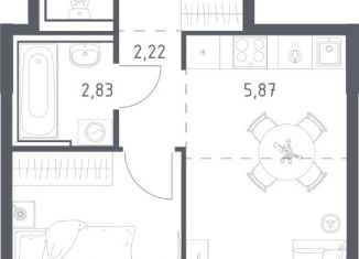 Продам 1-комнатную квартиру, 45.5 м2, Республика Башкортостан