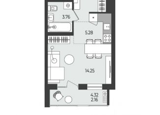 Продается квартира студия, 30.1 м2, Пермь, Орджоникидзевский район
