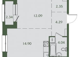 Продаю 1-комнатную квартиру, 40.01 м2, Иркутск, ЖК Скандинавия