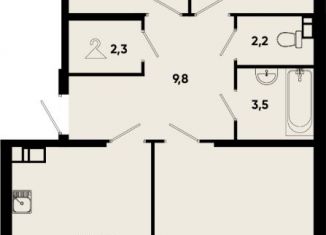 Продам 3-комнатную квартиру, 96.8 м2, Ставропольский край