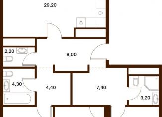 Продается квартира студия, 101.25 м2, Ставрополь