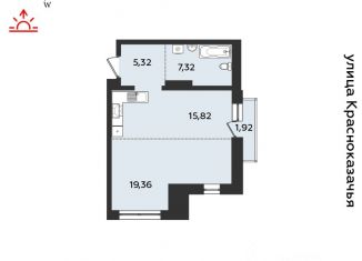 Продается 1-ком. квартира, 49.74 м2, Иркутск