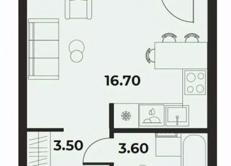 Продается квартира студия, 26 м2, Пермь