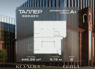 Продаю офис, 446.38 м2, Москва, Жуков проезд, вл8