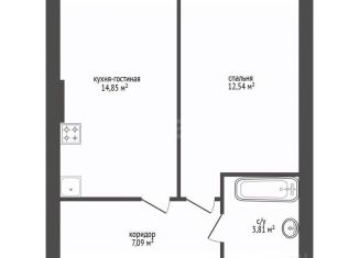 Продаю двухкомнатную квартиру, 36 м2, Уфа, улица Менделеева, 128