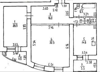 Двухкомнатная квартира на продажу, 95 м2, Уфа, улица Гафури, 19/2, Ленинский район