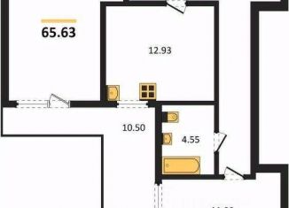 Продаю двухкомнатную квартиру, 65.63 м2, Челябинск