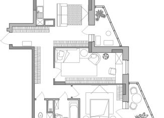 Продается 2-комнатная квартира, 76.3 м2, Воронежская область