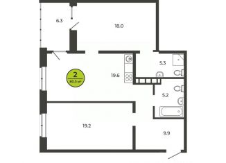 Продажа 2-комнатной квартиры, 80.3 м2, Брянская область
