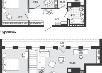 Продается 3-комнатная квартира, 111.25 м2, Калининградская область