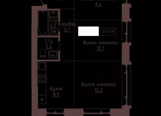 Продаю 3-комнатную квартиру, 53 м2, Барнаул, улица Папанинцев, 155