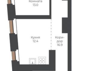 3-комнатная квартира на продажу, 87.5 м2, Алтайский край, площадь Баварина, 8