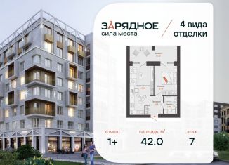 Продается 1-комнатная квартира, 42 м2, Киров