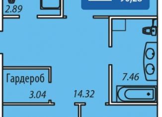 Продаю 2-ком. квартиру, 93.38 м2, Чебоксары, Ленинский район, улица Богдана Хмельницкого, 38