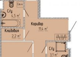 Продажа 2-комнатной квартиры, 76.1 м2, Тверь, Московский район